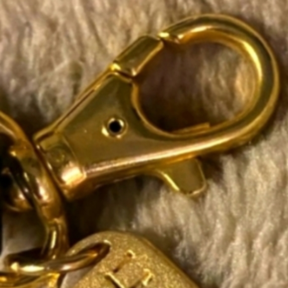 #SALE The Limited Gold Heart Charm Chain Belt Vintage - Picture 5 of 5